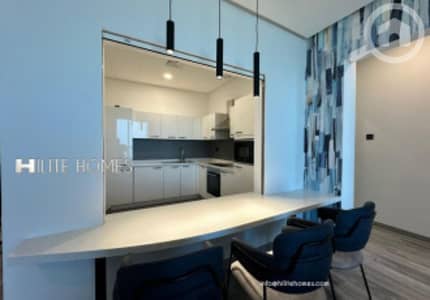 فلیٹ 2 غرفة نوم للايجار في مهبولة، مدينة الكويت - SEA VIEW SEMIFURNISHED TWO BEDROOM APARTMENT FOR RENT IN MAHBOULA