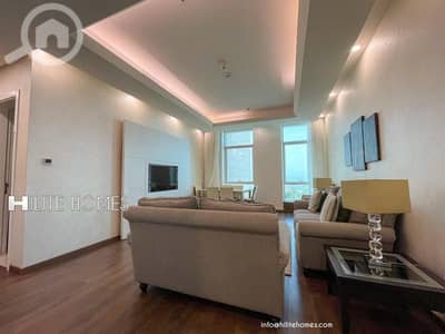 شقة 1 غرفة نوم للايجار في الشرق، مدينة الكويت - Luxury new 1 bedroom semi furnished apartment for rent in Sharq