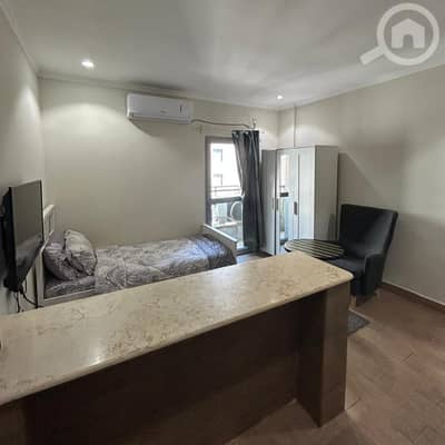 شقة 1 غرفة نوم للايجار في السالمية، مدينة الكويت - Furnished Studio with Sea View for Rent in Salmiya