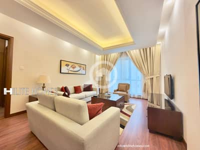 1 Bedroom Apartment for Rent in Al Jabriya, Kuwait City - Luxury one bedroom furnished apartment in Jabriya
