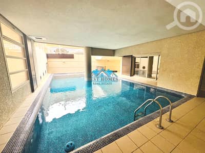 فلیٹ 2 غرفة نوم للايجار في سلوى، مدينة الكويت - Two Master Bedrooms Apartment With Pool in Salwa