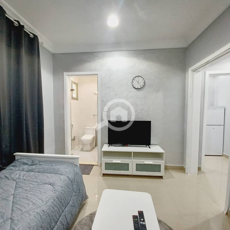 Furnished studio for rent in Salmiya, block 5