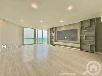 فلیٹ 2 غرفة نوم للايجار في بنيد القار، مدينة الكويت - Two bedroom Seaview apartment for rent in Bneid Al qar