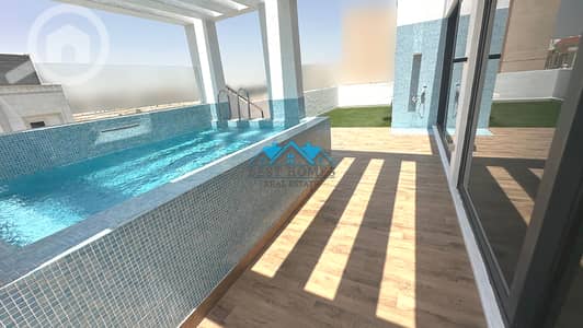 فلیٹ 3 غرف نوم للايجار في فنيطيس، مدينة الكويت - Spacious 3 Bedrooms Penthouse with Sea View Balcony in Fnaitees