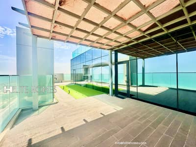 شقة 3 غرف نوم للايجار في صباح السالم، مدينة الكويت - Luxury Seaview Beautiful penthouse for rent in Sabha Al Salem