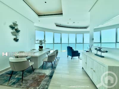 فلیٹ 3 غرف نوم للايجار في الشعب، مدينة الكويت - Three bedroom semi furnished apartment for rent in shaab