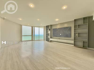 شقة 2 غرفة نوم للايجار في بنيد القار، مدينة الكويت - Two bedroom Seaview apartment for rent in Bneid Al qar