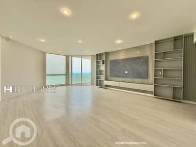 فلیٹ 2 غرفة نوم للايجار في بنيد القار، مدينة الكويت - Two bedroom Seaview apartment for rent in Bneid Al qar