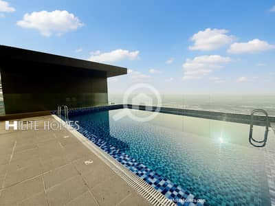 فلیٹ 3 غرف نوم للايجار في السالمية، مدينة الكويت - Three bedroom apartment for rent in salmiya