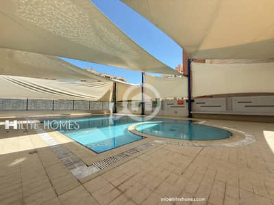 فلیٹ 3 غرف نوم للايجار في السالمية، مدينة الكويت - Modern 3 bedroom Duplex Seaview apartment for rent in Salmiya