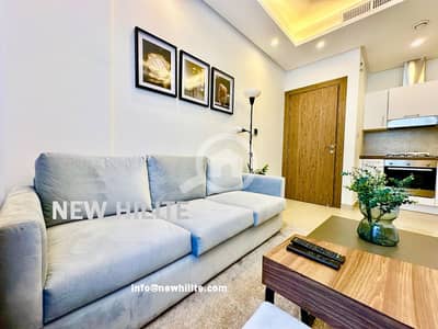 فلیٹ 1 غرفة نوم للايجار في السالمية، مدينة الكويت - Fully Furnished 1-Bedroom Apartment for Rent in Salmiya – Near Gulf Ro