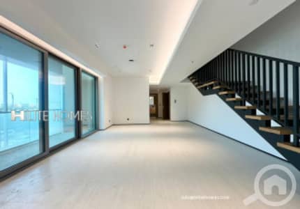 فلیٹ 3 غرف نوم للايجار في الدعية، مدينة الكويت - Brand New 3 Bedroom Duplex with Pool & Gym for Rent in Daiya