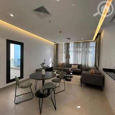 فلیٹ 1 غرفة نوم للايجار في الدعية، مدينة الكويت - Furnished sea-view apartment for rent in Hessa Al Mubarak فلیٹ 1 غرفة نوم للايجار في الدعية، مدينة الكويت - Furnished sea-view apartment for rent in Hessa Al Mubarak