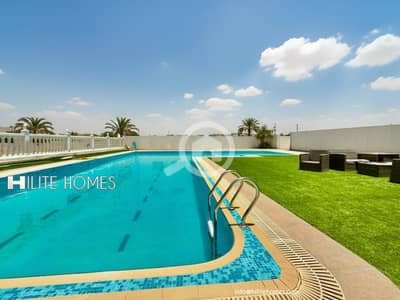 شقة 2 غرفة نوم للايجار في المنقف، مدينة الكويت - Luxury Two bedroom beach apartment for rent in Mangaf