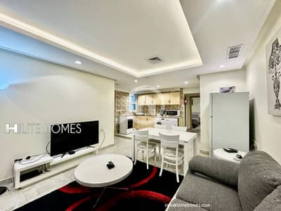 فلیٹ 2 غرفة نوم للايجار في الفنطاس، مدينة الكويت - Two bedroom furnished apartment for rent in Fintas