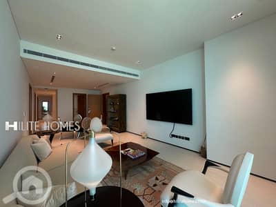 فلیٹ 3 غرف نوم للايجار في المنطقة الحرة، مدينة الكويت - Brand new modern furnished three bedroom apartment in KuwaitCity