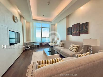 فلیٹ 1 غرفة نوم للايجار في الشرق، مدينة الكويت - Luxury one bedroom apartment for rent , Sharq