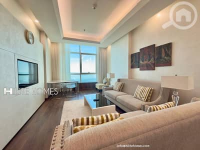 شقة 1 غرفة نوم للايجار في الشرق، مدينة الكويت - Luxury one bedroom apartment for rent , Sharq