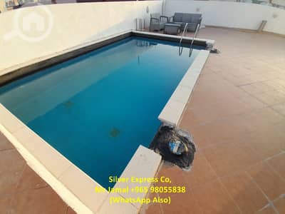 3 Bedroom Flat for Rent in Al Manqaf, Kuwait City - 3 Bedroom with Swimming Pool Apartment for Rent in Mangaf.