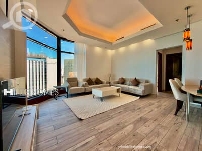 1 Bedroom Apartment for Rent in Bnied Al Qar, Kuwait City - Fully furnished luxury one Bedroom Serviced Apartment in Bneid Al Qar
