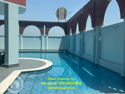 3 Bedroom Flat for Rent in Al Manqaf, Kuwait City - Fully Furnished 3 Bedroom Sea View Apartment in Mangaf.