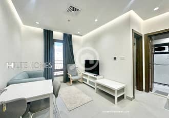 1 Bedroom Apartment for Rent in Al Salmiya, Kuwait City - Furnished one bedroom apartment for rent in Salmiya