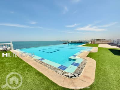 شقة 2 غرفة نوم للايجار في المنقف، مدينة الكويت - Luxury Two bedroom beach apartment for rent in Mangaf