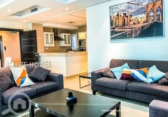 فلیٹ 2 غرفة نوم للايجار في الفنطاس، مدينة الكويت - Sea view full floor apartment furnished For Rent in Fintas فلیٹ 2 غرفة نوم للايجار في الفنطاس، مدينة الكويت - Sea view full floor apartment furnished For Rent in Fintas