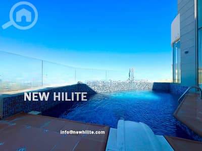 فلیٹ 4 غرف نوم للايجار في غرناطه، مدينة الكويت - Four Bedroom Duplex with Private Pool for Rent in Granada, Kuwait