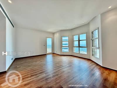 فلیٹ 3 غرف نوم للايجار في الشعب، مدينة الكويت - Sea view bedroom apartment for rent, Shaab