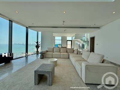 3 Bedroom Flat for Rent in Sha'ab, Kuwait City - Duplex penthouse with private Pool & Terrace in Shaab