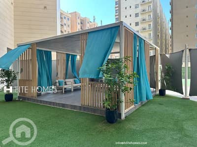فلیٹ 2 غرفة نوم للايجار في مهبولة، مدينة الكويت - SEA VIEW FURNISHED TWO BEDROOM APARTMENT FOR RENT IN MAHBOULA