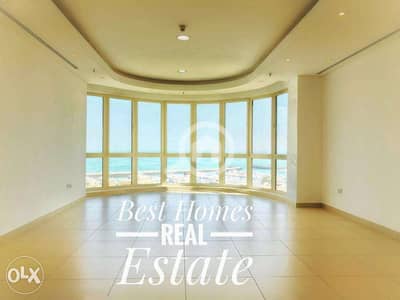3 Bedroom Apartment for Rent in Al Salmiya, Kuwait City - 3 BR Sea View