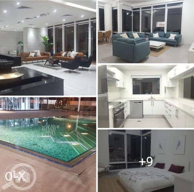 3 Bedroom Apartment for Rent in Dasman, Kuwait City - Dasman - Ultra Deluxe Brand New 2&3 BR with Stunning Sea View