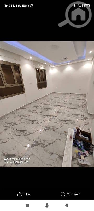 فلیٹ 3 غرف نوم للايجار في ابو حليفة، مدينة الكويت - elegant villa flat in Abu halifah