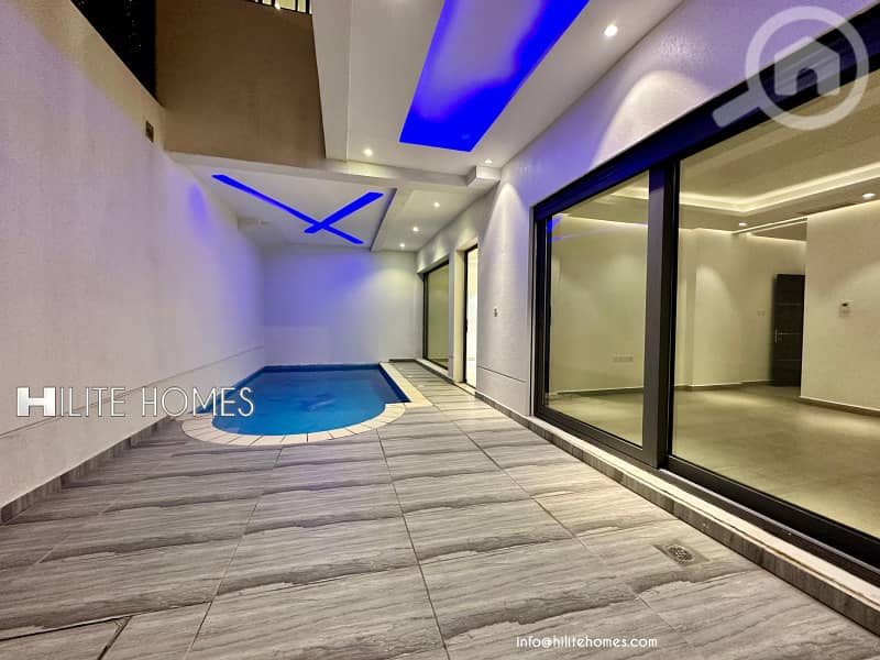 Three Master bedroom Basement floor with private pool in Abu fatira