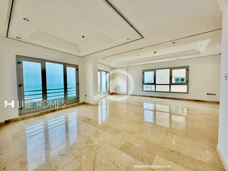 Two bedroom sea view floor for rent in Salmiya Two bedroom sea view floor for rent in Salmiya