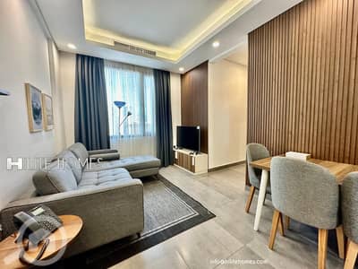2 Bedroom Flat for Rent in Al Salmiya, Kuwait City - Two bedroom fully furnished apartment for rent in Salmiya