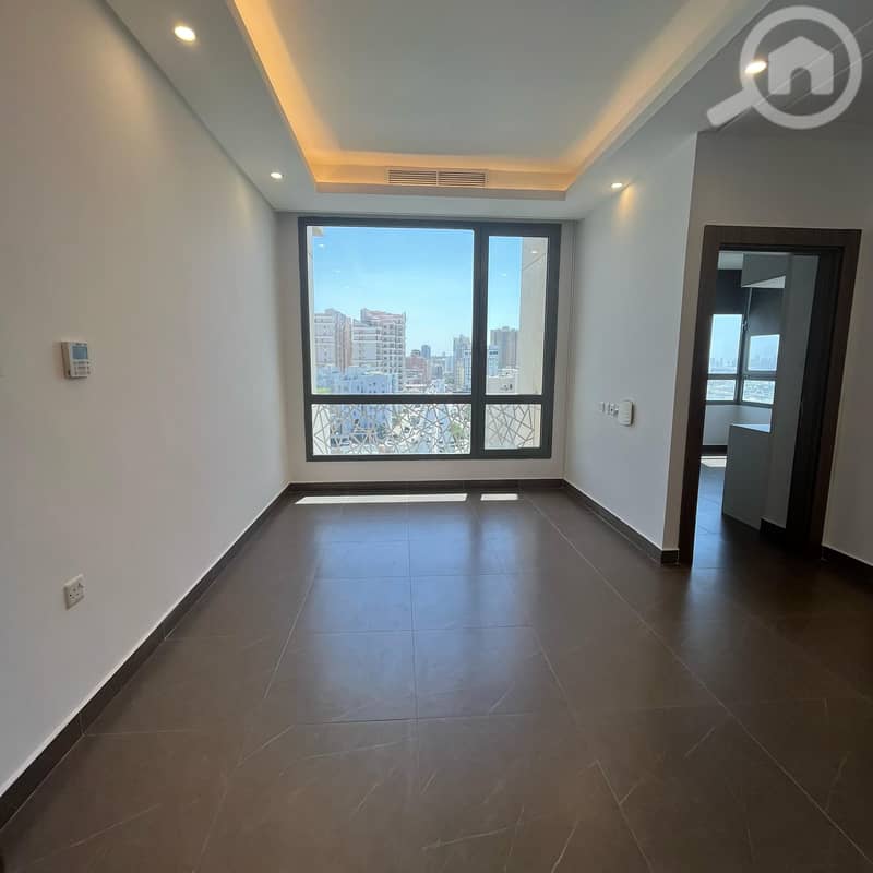 Semi-furnished sea view apartment for rent in Salmiya Block 7