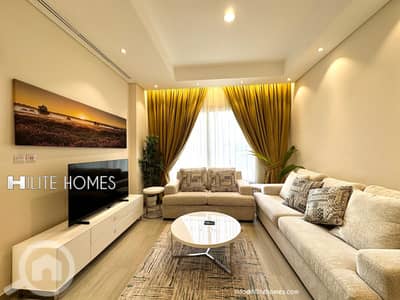 1 Bedroom Flat for Rent in Al Salmiya, Kuwait City - One bedroom fully furnished apartment for rent in Salmiya