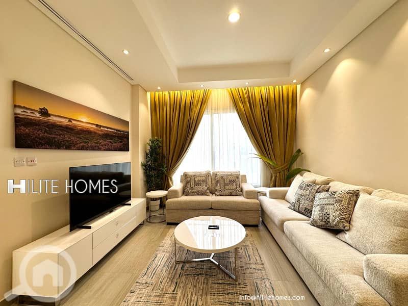 One bedroom fully furnished apartment for rent in Salmiya