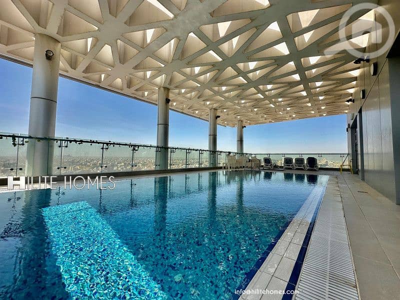 Modern semi furnished 2bedroom apartment for rent in salmiya