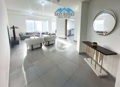 فلیٹ 3 غرف نوم للايجار في السالمية، مدينة الكويت - Modern Style Three Bedrooms Apartments Full Sea View in Kuwait City