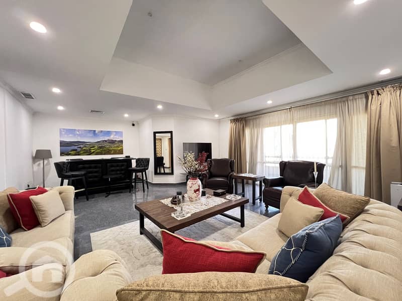 Shaab - big 3 bedrooms furnished apartment w/balcony