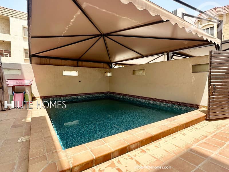 Four bedroom villa for rent in Hateen,With Private pool