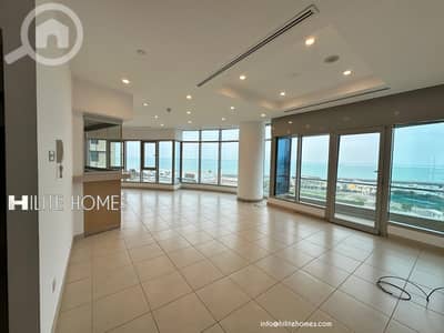3 Bedroom Apartment for Rent in Al Shaab sea, Kuwait City - Sea view Three Bedroom Apartment for Rent, Shaab
