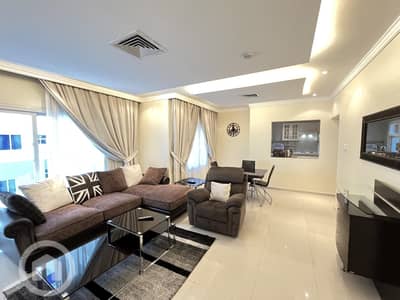 فلیٹ 2 غرفة نوم للايجار في المنقف، مدينة الكويت - Mangaf – great, furnished two bedroom apartment w/pool