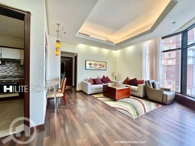 شقة 1 غرفة نوم للايجار في بنيد القار، مدينة الكويت - Furnished & Unfurnished luxury 1 Bedroom Serviced Apartment for rent