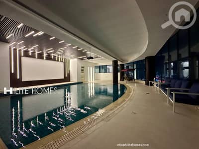 فلیٹ 3 غرف نوم للايجار في السالمية، مدينة الكويت - Three Bedroom Apartment For Rent in Salmiya with Stunning Beach View