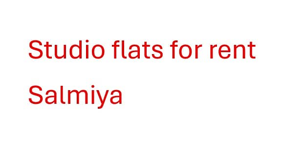 Individual Flat avaible for rent